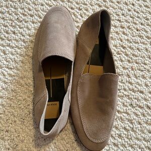 Dolce vita women’s Tan suede loafers size 9
